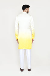 Yellow Kurta with Straight Fit Pant